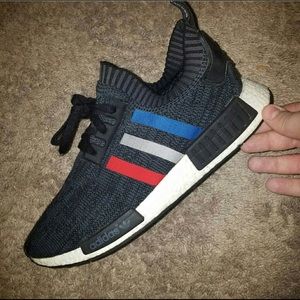 Men’s NMD_R1 Primeknit ‘Tri color’ size 12